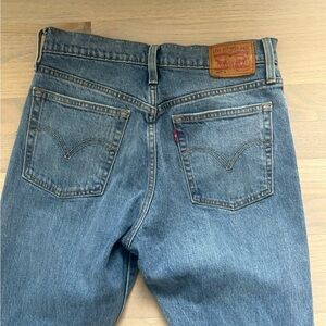 Levi's Blue Straight Jeans Classic Fit 501
